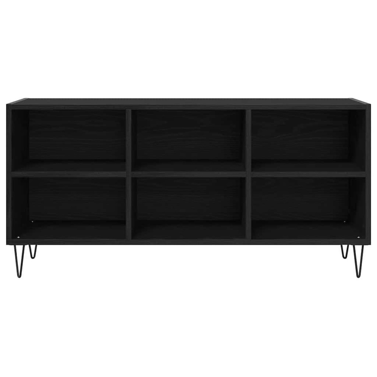 vidaXL Ντουλάπι TV 103,5 x 30 x 50 εκ Μαύρη Οξυά Επεξεργασμένο Ξύλο