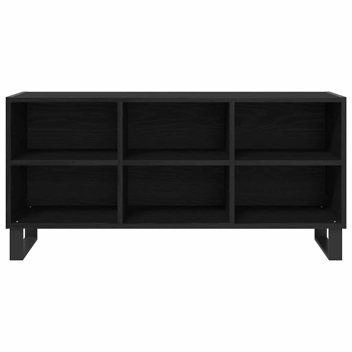 vidaXL Ντουλάπι TV 103,5 x 30 x 50 εκ Μαύρη Οξυά Επεξεργασμένο Ξύλο