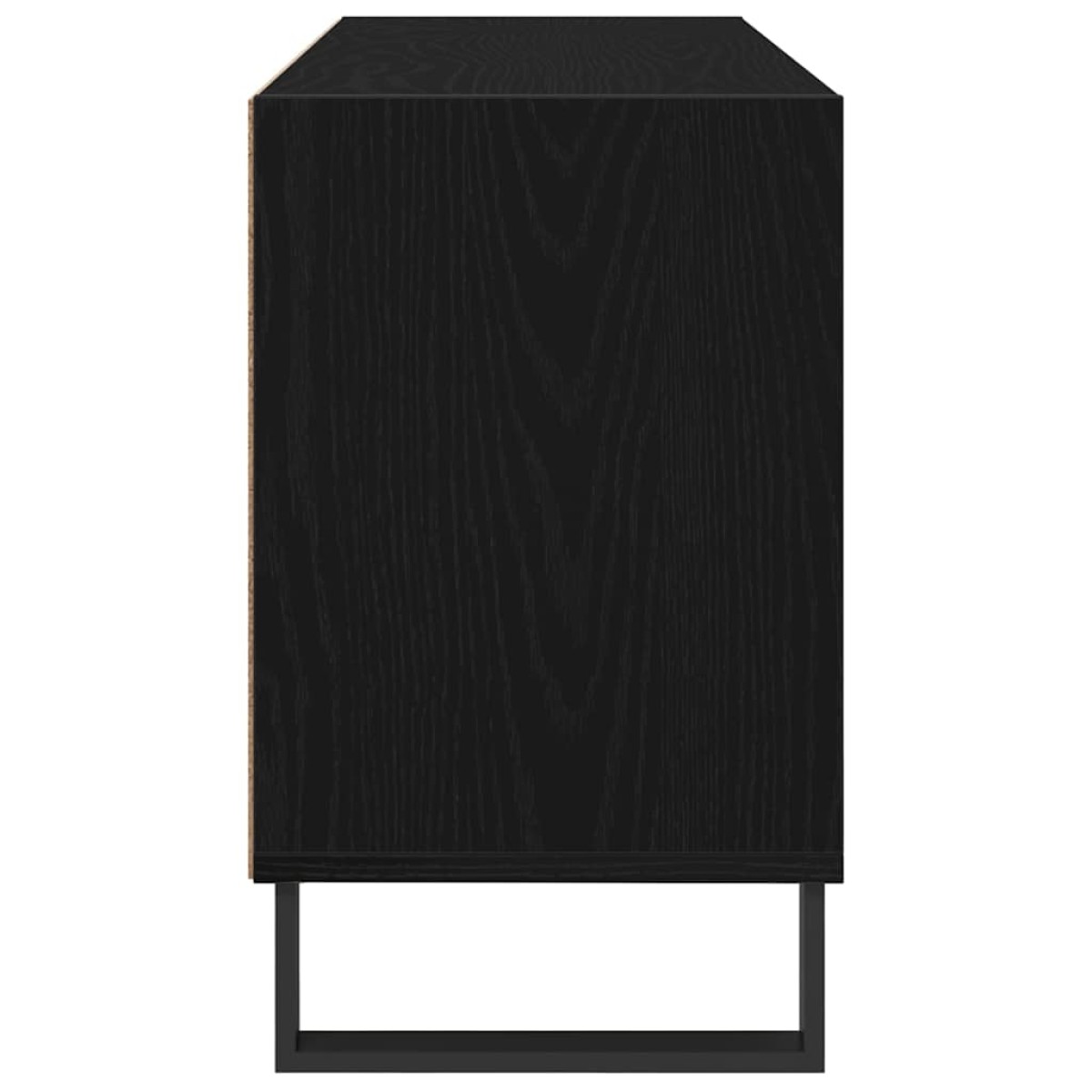 vidaXL Ντουλάπι TV 103,5 x 30 x 50 εκ Μαύρη Οξυά Επεξεργασμένο Ξύλο
