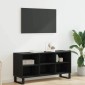 vidaXL Ντουλάπι TV 103,5 x 30 x 50 εκ Μαύρη Οξυά Επεξεργασμένο Ξύλο