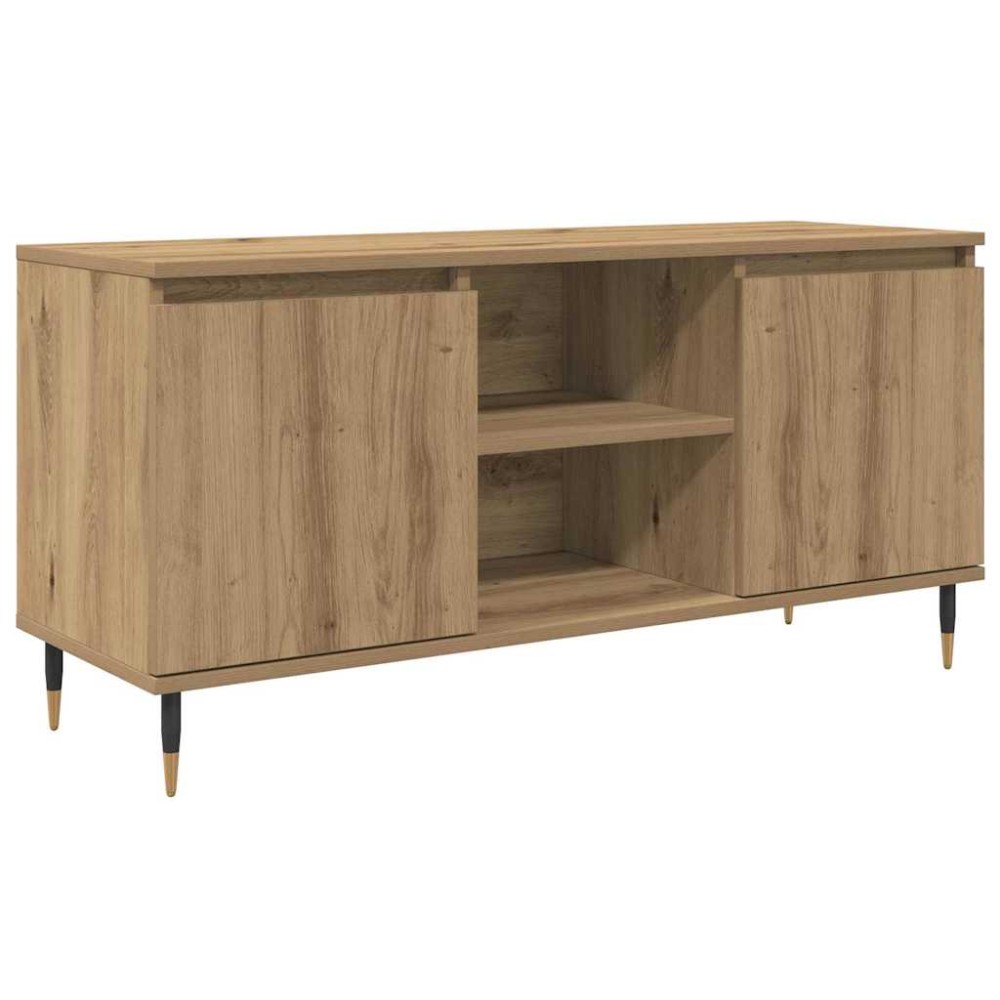 vidaXL Ντουλάπι TV 104 x 35 x 50 εκ. Artisan Oak Επεξεργασμένο Ξύλο