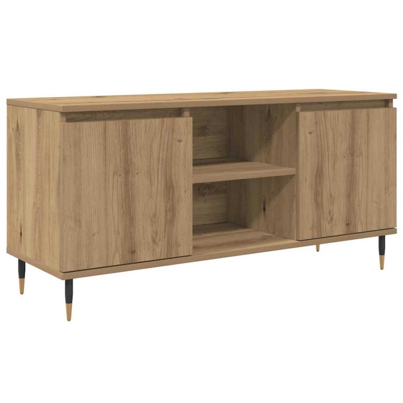 vidaXL Ντουλάπι TV 104 x 35 x 50 εκ. Artisan Oak Επεξεργασμένο Ξύλο