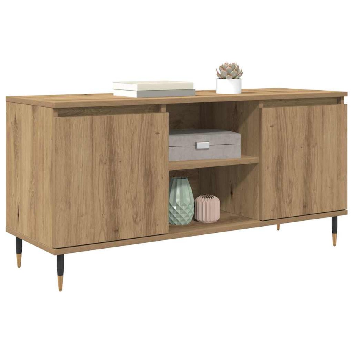 vidaXL Ντουλάπι TV 104 x 35 x 50 εκ. Artisan Oak Επεξεργασμένο Ξύλο