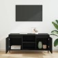 vidaXL Ντουλάπι TV 104 x 35 x 50 εκ. Μαύρη Οξυά Επεξεργασμένο Ξύλο
