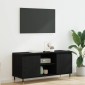 vidaXL Ντουλάπι TV 104 x 35 x 50 εκ. Μαύρη Οξυά Επεξεργασμένο Ξύλο