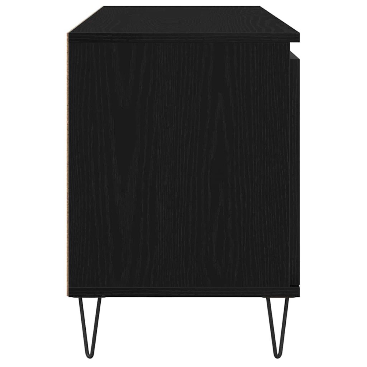 vidaXL Ντουλάπι TV 104 x 35 x 50 εκ. Μαύρη Οξυά Επεξεργασμένο Ξύλο