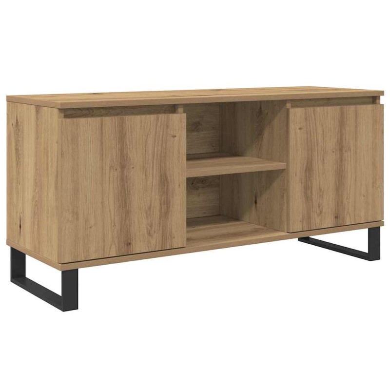 vidaXL Ντουλάπι TV 104 x 35 x 50 εκ. Artisan Oak Επεξεργασμένο Ξύλο