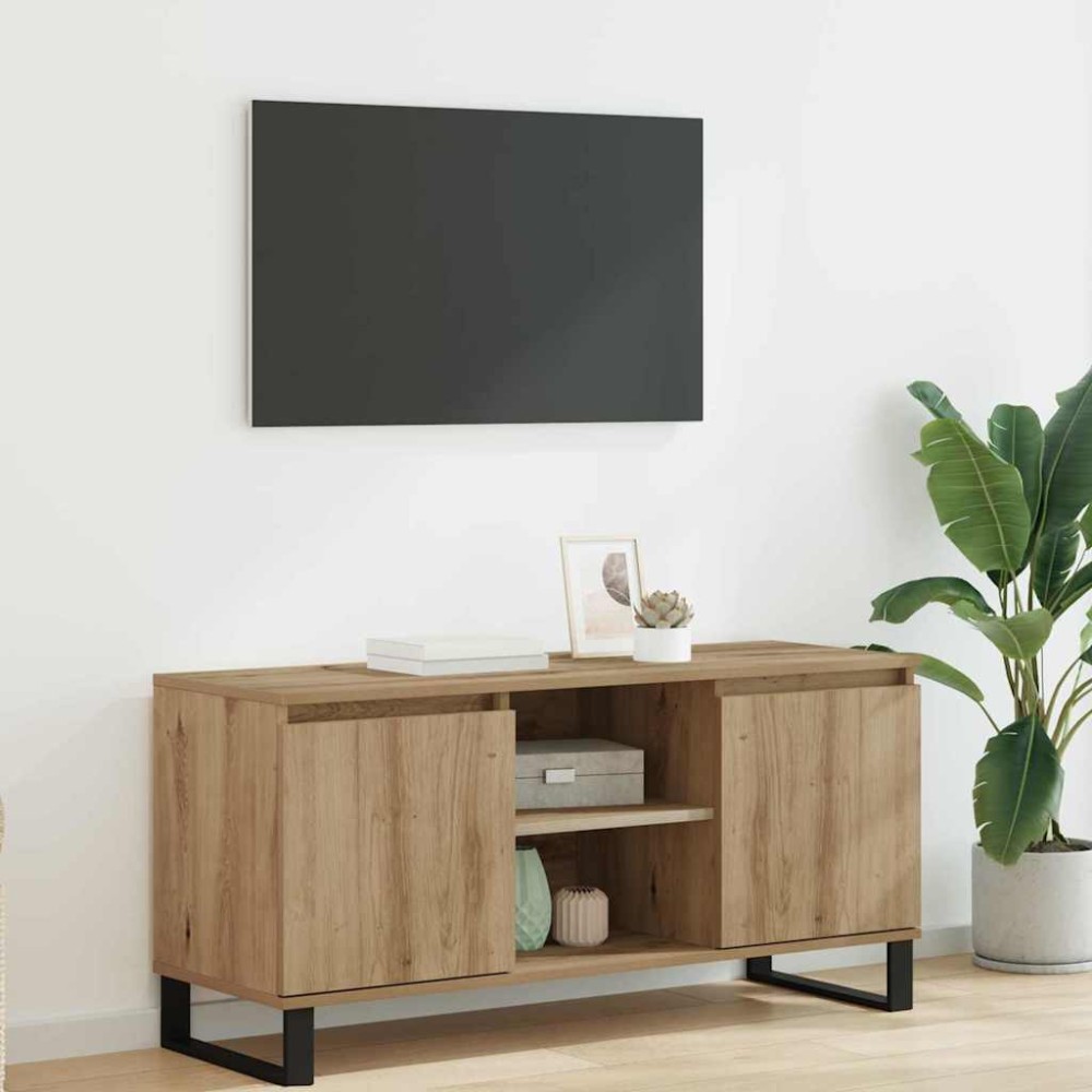 vidaXL Ντουλάπι TV 104 x 35 x 50 εκ. Artisan Oak Επεξεργασμένο Ξύλο