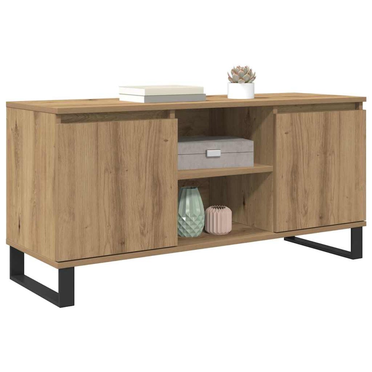 vidaXL Ντουλάπι TV 104 x 35 x 50 εκ. Artisan Oak Επεξεργασμένο Ξύλο