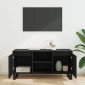 vidaXL Ντουλάπι TV 104 x 35 x 50 εκ. Μαύρη Οξυά Επεξεργασμένο Ξύλο