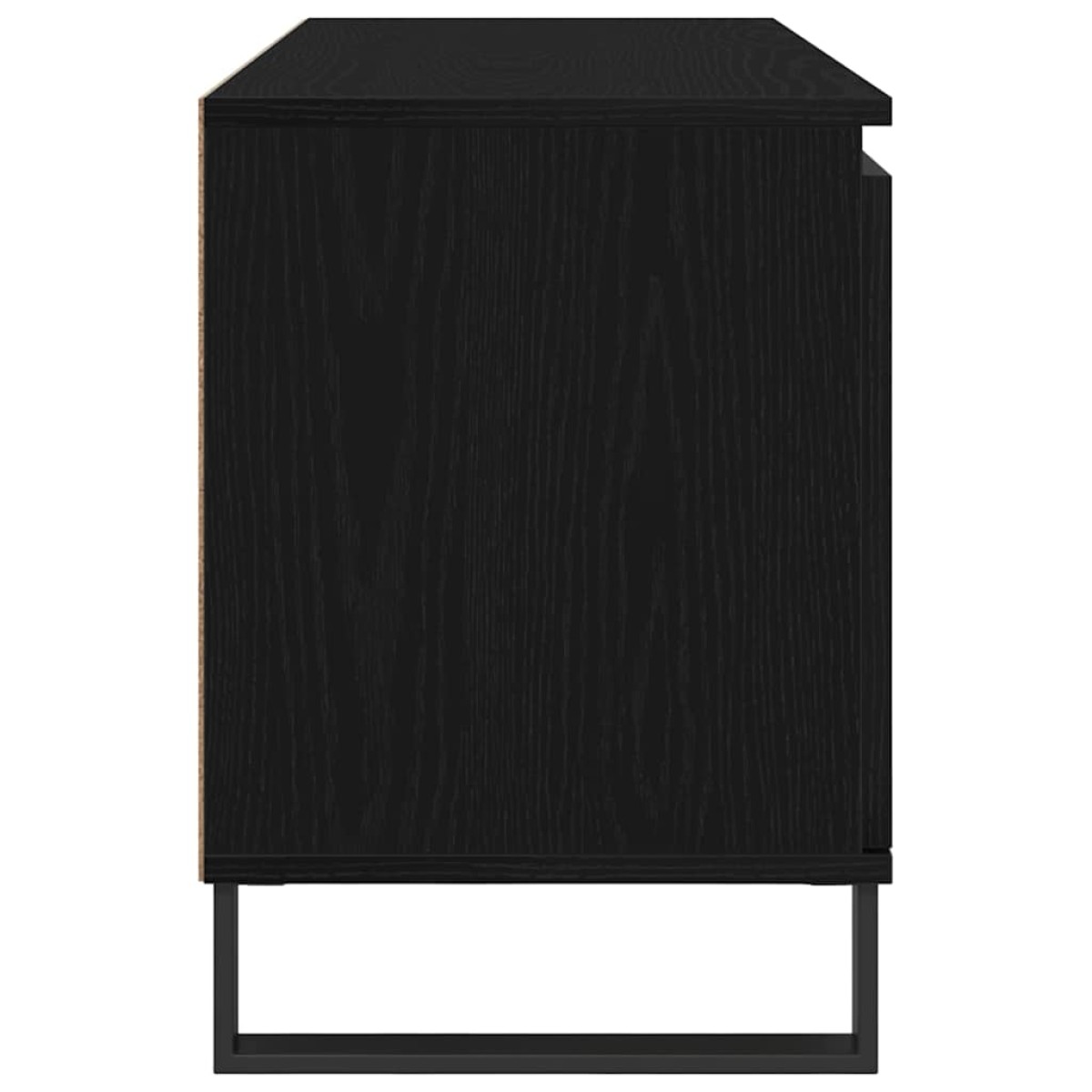 vidaXL Ντουλάπι TV 104 x 35 x 50 εκ. Μαύρη Οξυά Επεξεργασμένο Ξύλο