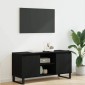 vidaXL Ντουλάπι TV 104 x 35 x 50 εκ. Μαύρη Οξυά Επεξεργασμένο Ξύλο