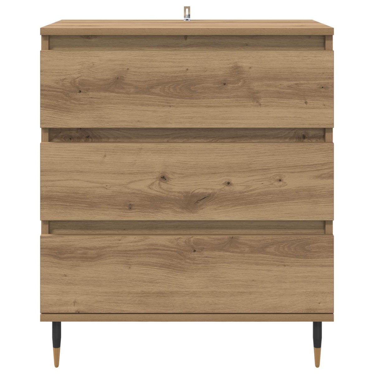 vidaXL Πλαϊνό γραφείο Artisan Oak 60 x 35 x 70 cm Επεξεργασμένο Ξύλο