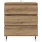 vidaXL Πλαϊνό γραφείο Artisan Oak 60 x 35 x 70 cm Επεξεργασμένο Ξύλο