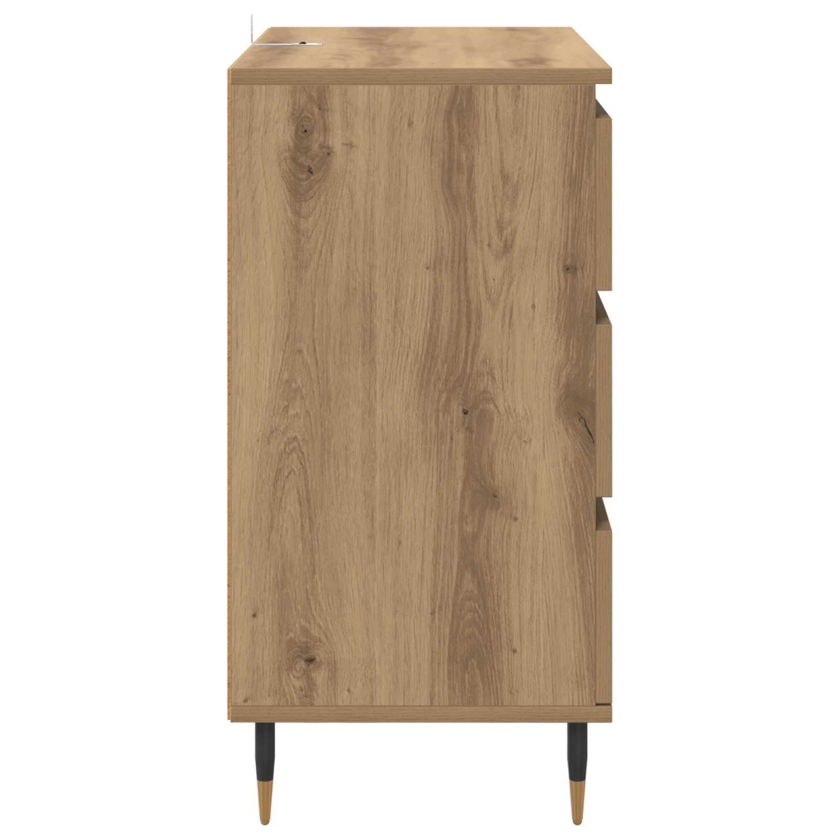 vidaXL Πλαϊνό γραφείο Artisan Oak 60 x 35 x 70 cm Επεξεργασμένο Ξύλο