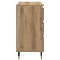 vidaXL Πλαϊνό γραφείο Artisan Oak 60 x 35 x 70 cm Επεξεργασμένο Ξύλο
