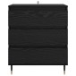 vidaXL Πλαϊνό γραφείο Μαύρη Οξυά 60 x 35 x 70 cm Επεξεργασμένο Ξύλο