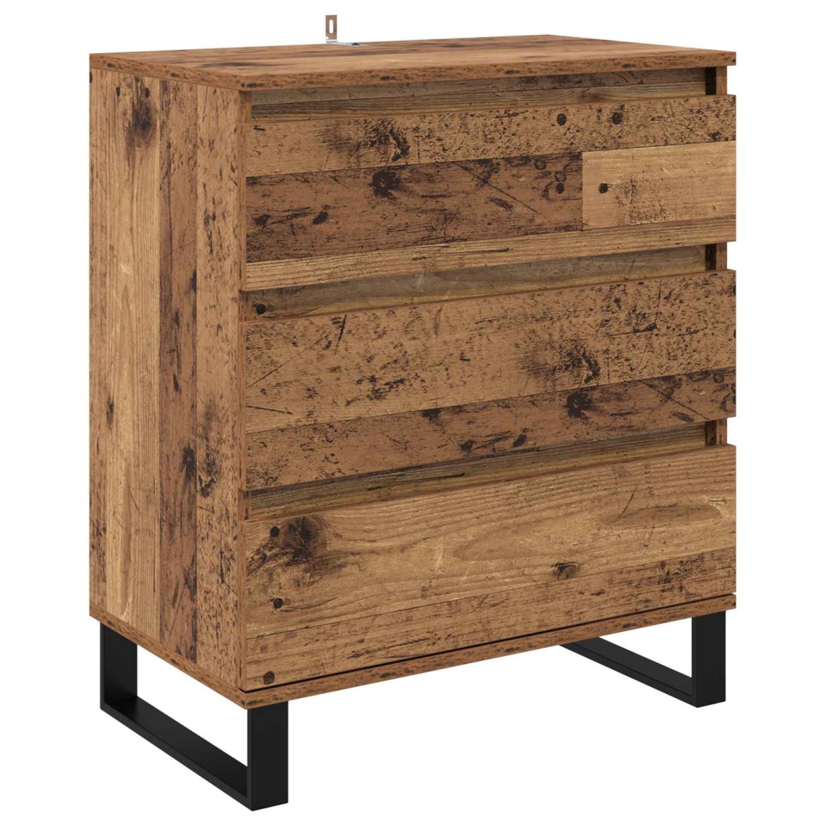 vidaXL Πλαϊνό γραφείο Παλιό Ξύλο 60 x 35 x 70 cm Επεξεργασμένο Ξύλο