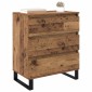 vidaXL Πλαϊνό γραφείο Παλιό Ξύλο 60 x 35 x 70 cm Επεξεργασμένο Ξύλο