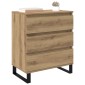 vidaXL Πλαϊνό γραφείο Artisan Oak 60 x 35 x 70 cm Επεξεργασμένο Ξύλο