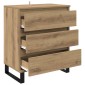vidaXL Πλαϊνό γραφείο Artisan Oak 60 x 35 x 70 cm Επεξεργασμένο Ξύλο