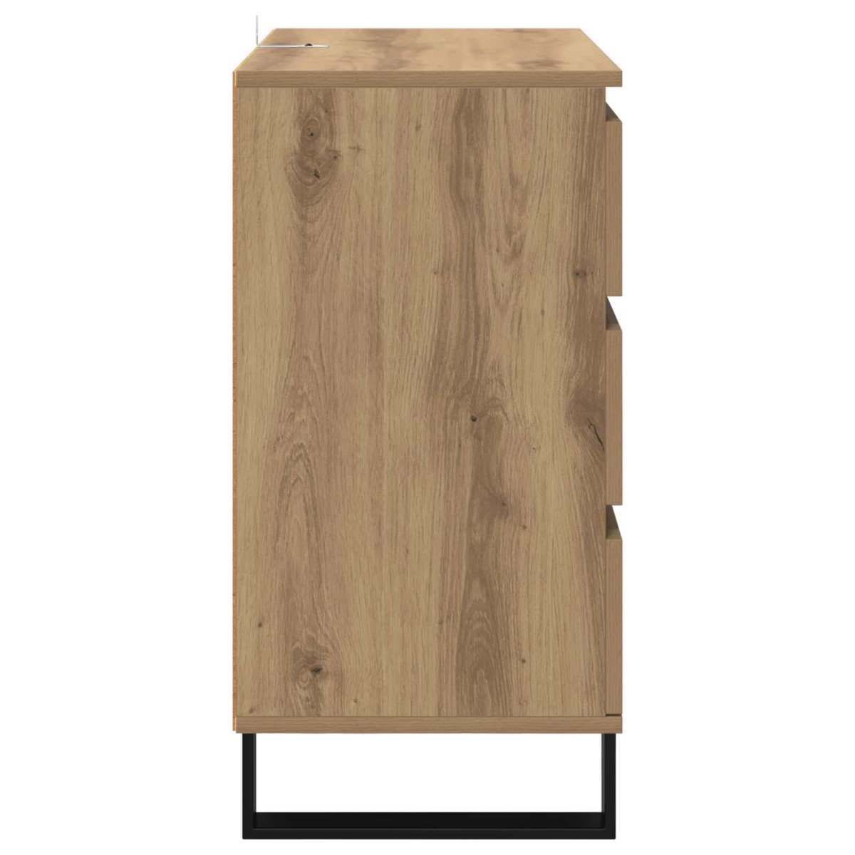 vidaXL Πλαϊνό γραφείο Artisan Oak 60 x 35 x 70 cm Επεξεργασμένο Ξύλο