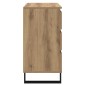 vidaXL Πλαϊνό γραφείο Artisan Oak 60 x 35 x 70 cm Επεξεργασμένο Ξύλο
