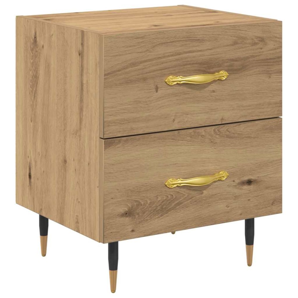 vidaXL Κομοδίνο Artisan Oak 40 x 35 x 47,5 εκ Επεξεργασμένο Ξύλο