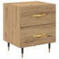 vidaXL Κομοδίνο Artisan Oak 40 x 35 x 47,5 εκ Επεξεργασμένο Ξύλο