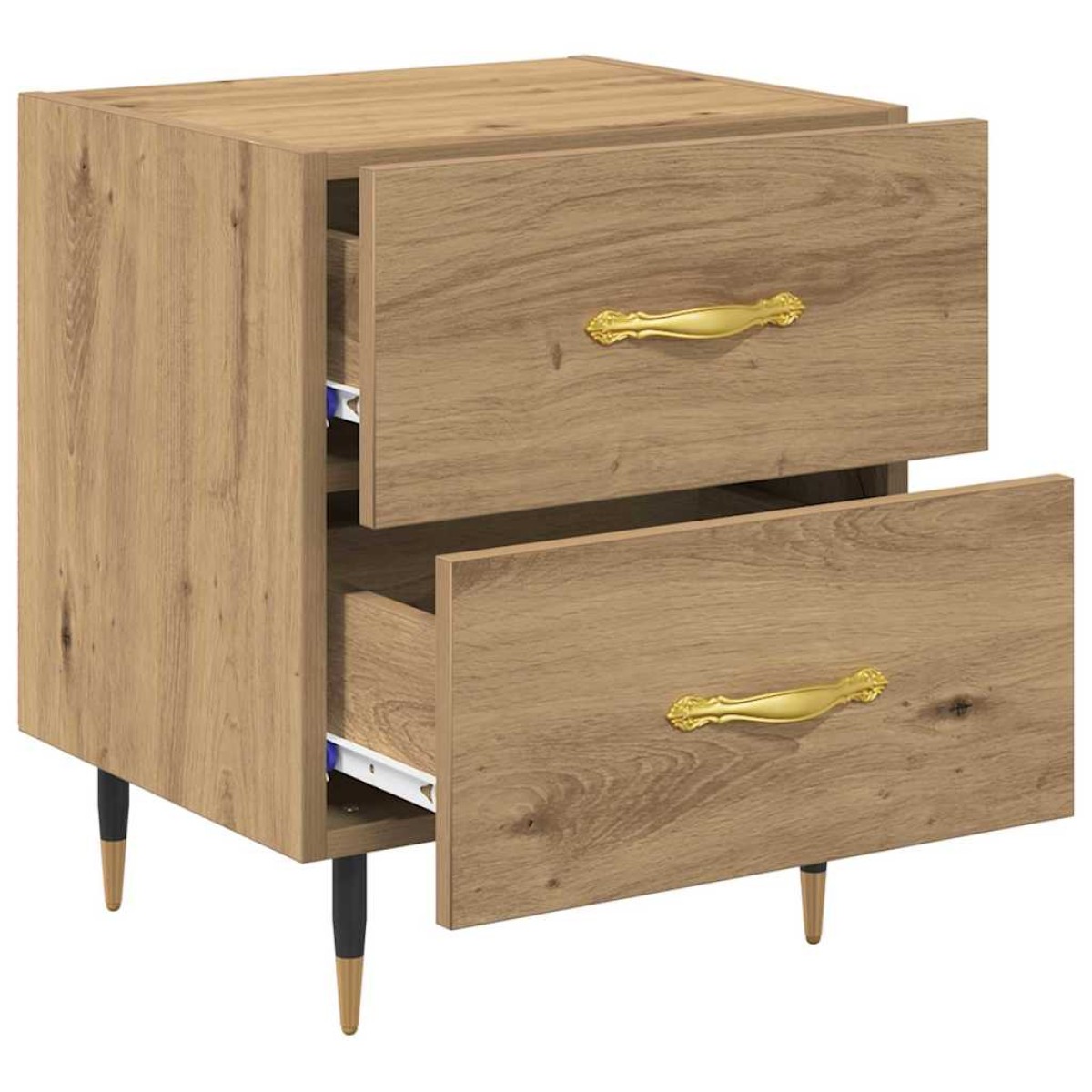 vidaXL Κομοδίνο 2 τεμ. Artisan Oak 40 x 35 x 47,5 εκ