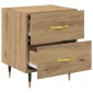 vidaXL Κομοδίνο 2 τεμ. Artisan Oak 40 x 35 x 47,5 εκ