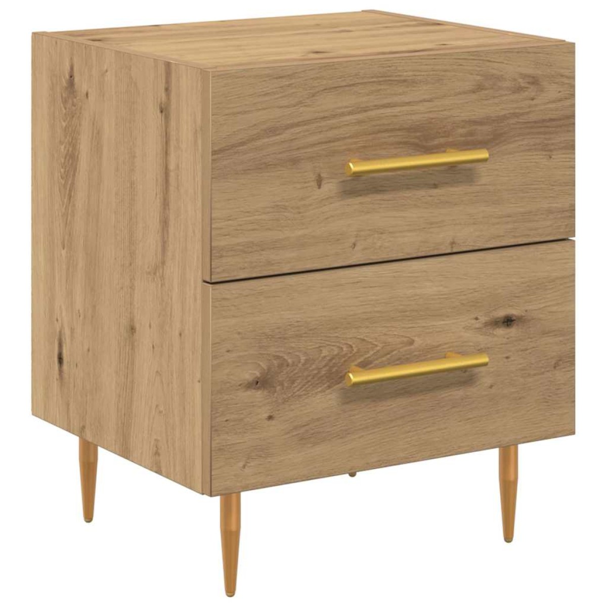 vidaXL Κομοδίνο Artisan Oak 40 x 35 x 47,5 εκ Επεξεργασμένο Ξύλο