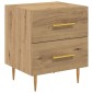 vidaXL Κομοδίνο Artisan Oak 40 x 35 x 47,5 εκ Επεξεργασμένο Ξύλο
