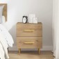 vidaXL Κομοδίνο Artisan Oak 40 x 35 x 47,5 εκ Επεξεργασμένο Ξύλο