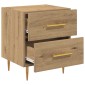 vidaXL Κομοδίνο Artisan Oak 40 x 35 x 47,5 εκ Επεξεργασμένο Ξύλο