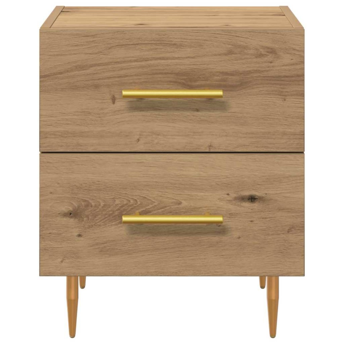 vidaXL Κομοδίνο 2 τεμ. Artisan Oak 40 x 35 x 47,5 εκ