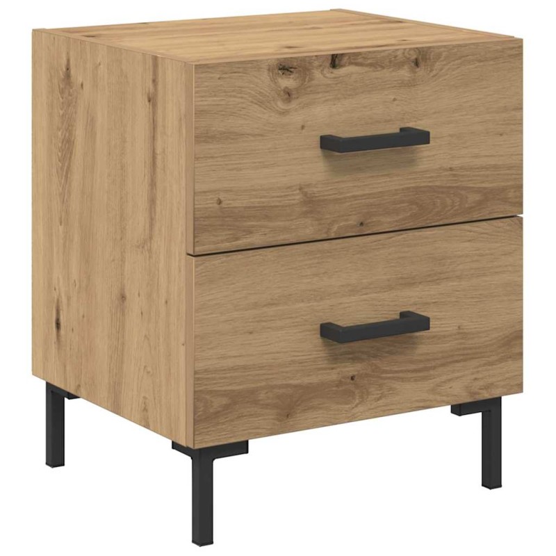 vidaXL Κομοδίνο Artisan Oak 40 x 35 x 47,5 εκ Επεξεργασμένο Ξύλο