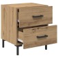 vidaXL Κομοδίνο Artisan Oak 40 x 35 x 47,5 εκ Επεξεργασμένο Ξύλο