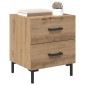 vidaXL Κομοδίνο 2 τμχ. Artisan Oak 40 x 35 x 47,5 εκ