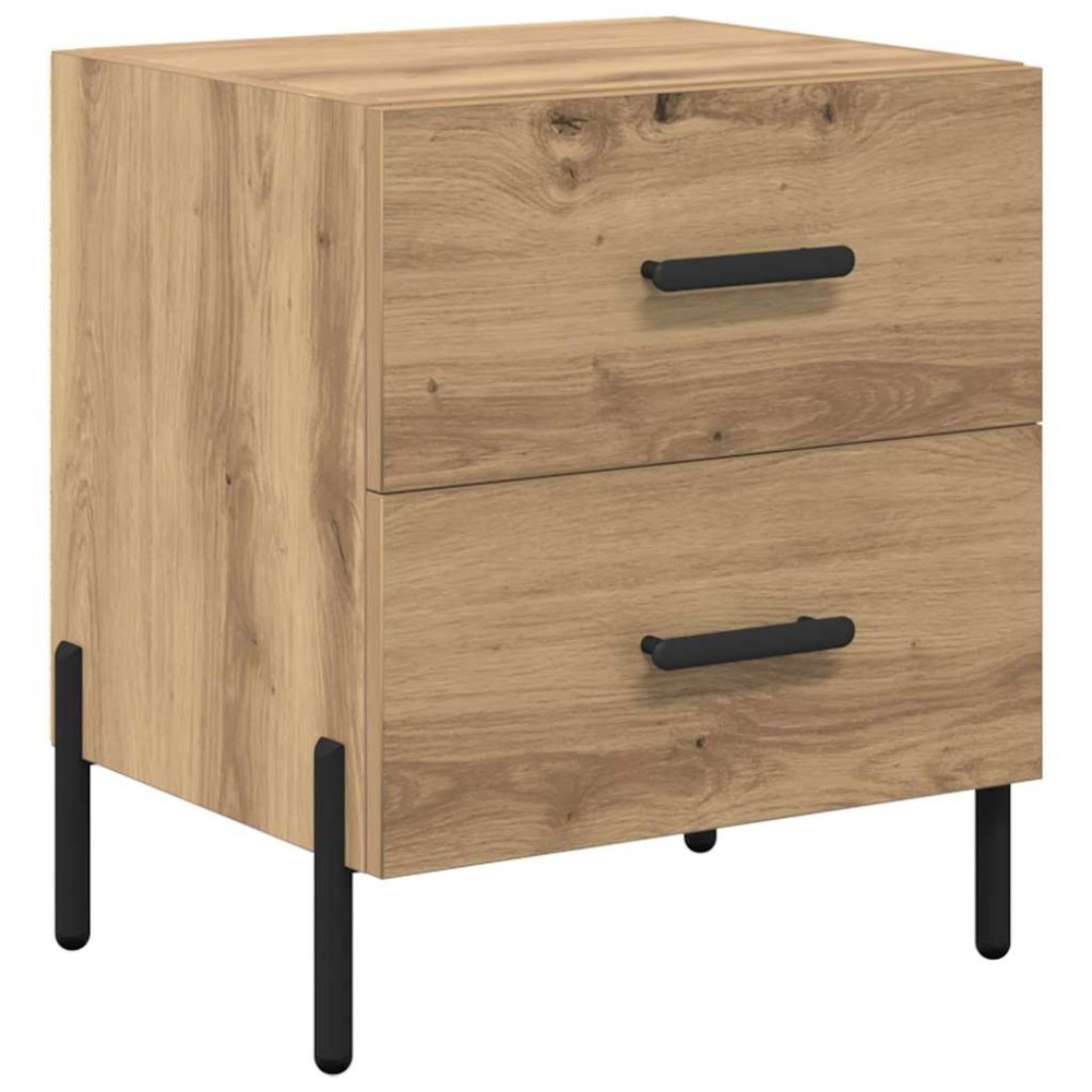 vidaXL Κομοδίνο Artisan Oak 40 x 35 x 47,5 εκ Επεξεργασμένο Ξύλο