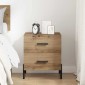 vidaXL Κομοδίνο Artisan Oak 40 x 35 x 47,5 εκ Επεξεργασμένο Ξύλο