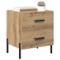 vidaXL Κομοδίνο 2 τεμ. Artisan Oak 40 x 35 x 47,5 εκ