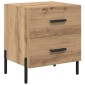 vidaXL Κομοδίνο 2 τεμ. Artisan Oak 40 x 35 x 47,5 εκ
