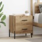 vidaXL Κομοδίνο 2 τεμ. Artisan Oak 40 x 35 x 47,5 εκ