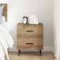vidaXL Κομοδίνο Artisan Oak 40 x 35 x 47,5 εκ Επεξεργασμένο Ξύλο