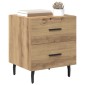 vidaXL Κομοδίνο 2 τμχ. Artisan Oak 40 x 35 x 47,5 εκ