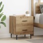 vidaXL Κομοδίνο 2 τμχ. Artisan Oak 40 x 35 x 47,5 εκ