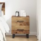 vidaXL Κομοδίνο Παλιό ξύλο 40 x 35 x 47,5 εκ Επεξεργασμένο Ξύλο