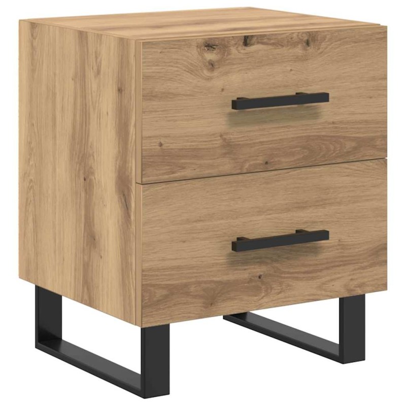 vidaXL Κομοδίνο Artisan Oak 40 x 35 x 47,5 εκ Επεξεργασμένο Ξύλο