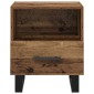 vidaXL Κομοδίνο Παλιό ξύλο 40 x 35 x 47,5 εκ Επεξεργασμένο Ξύλο